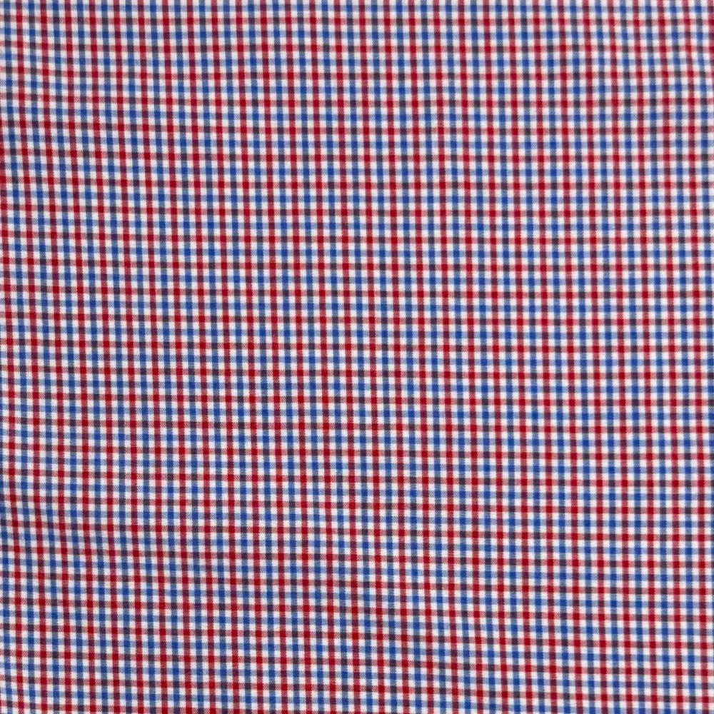 Ralph Lauren Blake Shirt Mens L Red Blue Gingham Check Short Sleeve‎ Button Down